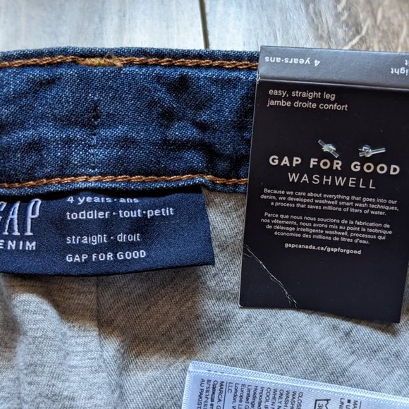 NWT Toddler Boy (4) - GAP Jersey Lined Jeans - Picture 5 of 6